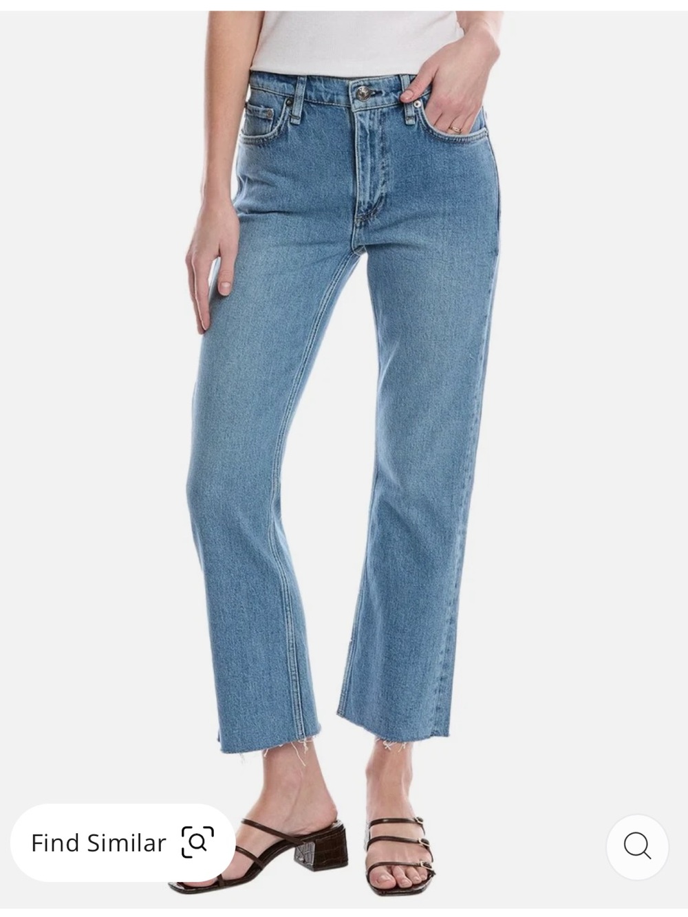 Rag & Bone Peyton Mid-Rise Ankle in Benson, size 29